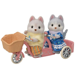 Sylvanian Families Tandem Bisiklet Seti Husky Kardeşler 5637