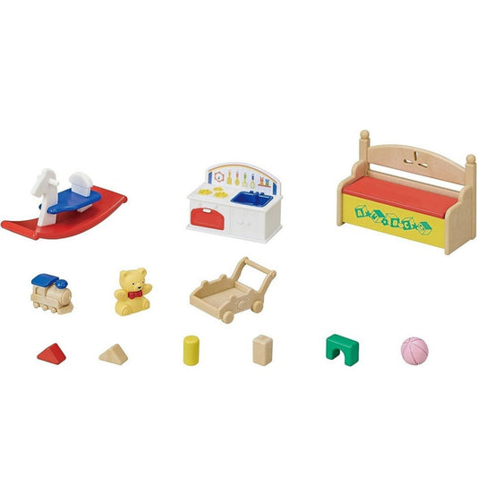 Sylvanian Families Tavşan ve Panda Bebeğin Oyun Odası 5709