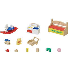 Sylvanian Families Tavşan ve Panda Bebeğin Oyun Odası 5709