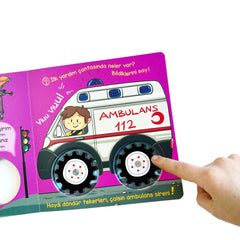 Sincap Kitap Tekerlekler İş Başında Kahraman Acil Yardım Araçlarım