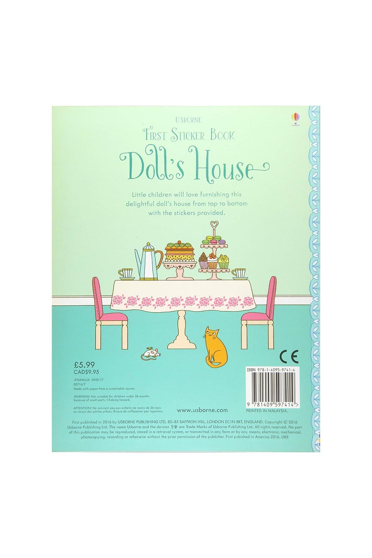 The Usborne First Sticker Book Dolls House