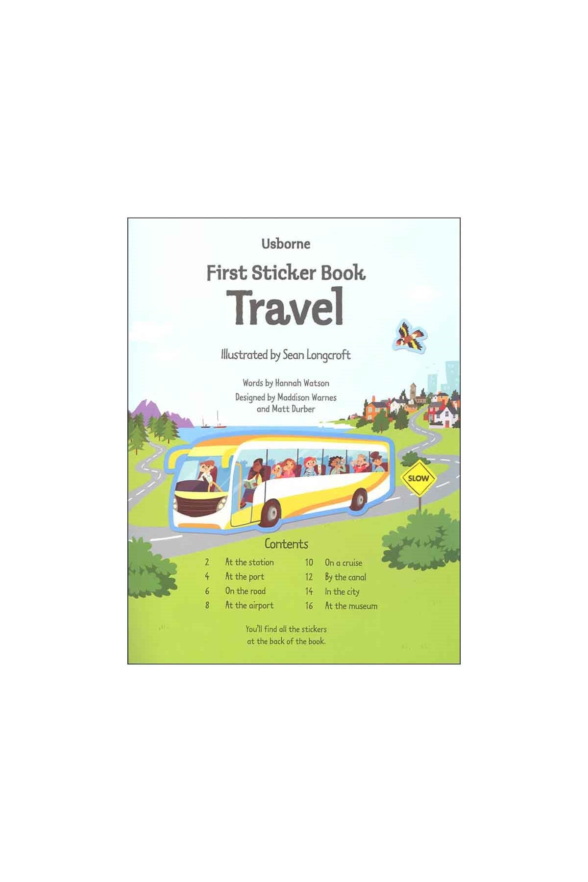 The Usborne First Sticker Book Travel