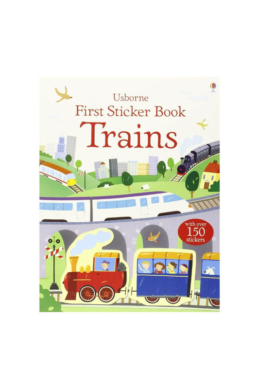 The Usborne First Sticker Trains