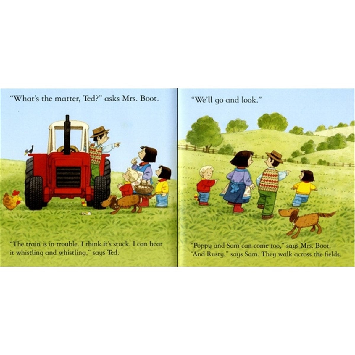 The Usborne FYT Wooly Stops the Train