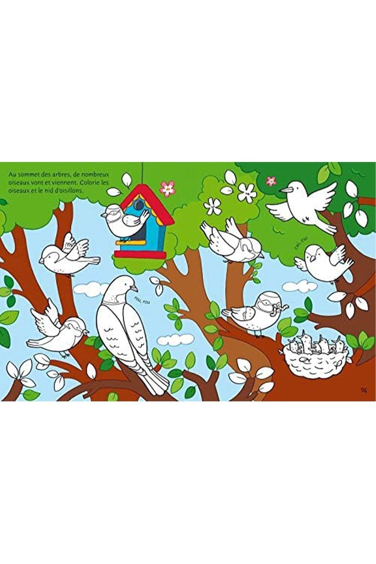 The Usborne Garden Sticker & Colouring Book - Welcome Baby