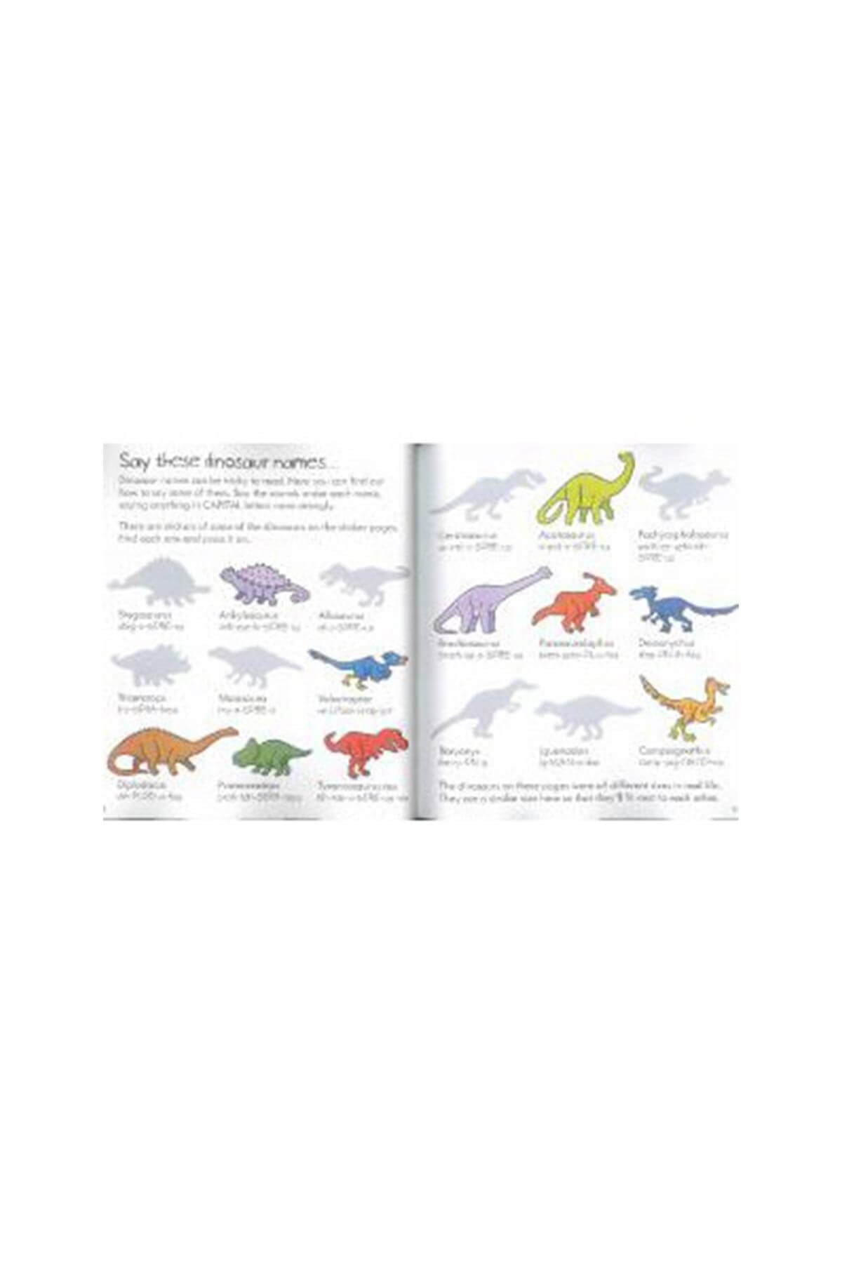 The Usborne Little Childrens Dİnosaur Activity Book