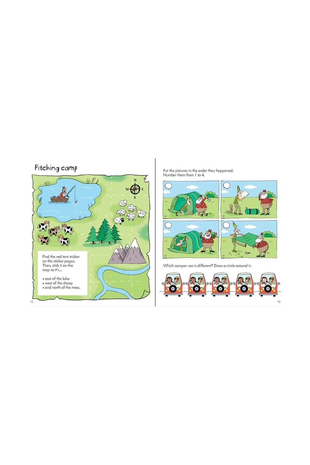 The Usborne Little Childrens Travel Activity Book