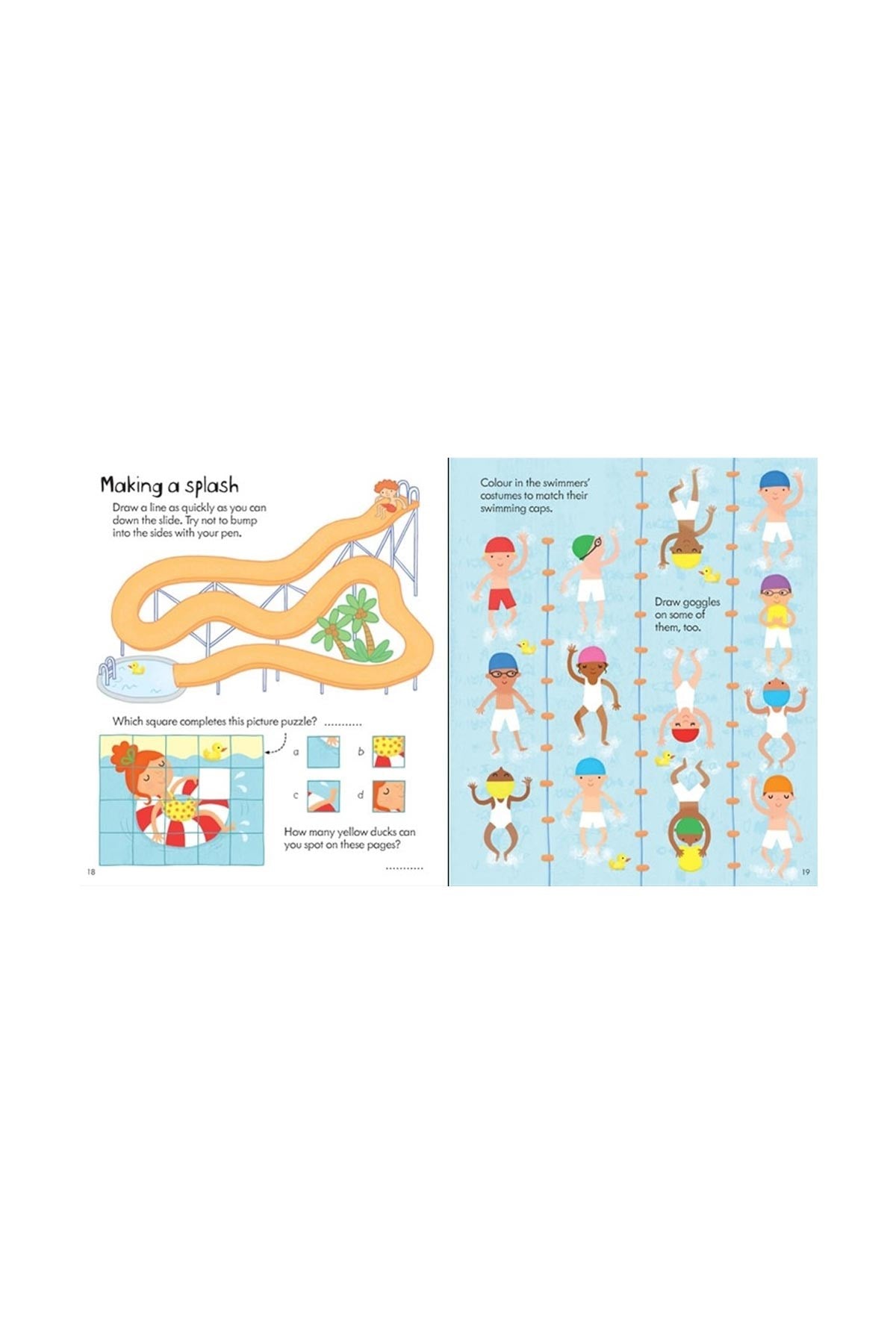 The Usborne Little Childrens Travel Activity Book