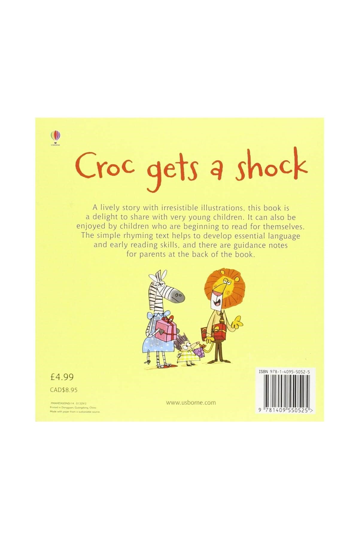 The Usborne Pho Croc Gets A Shock - Welcome Baby
