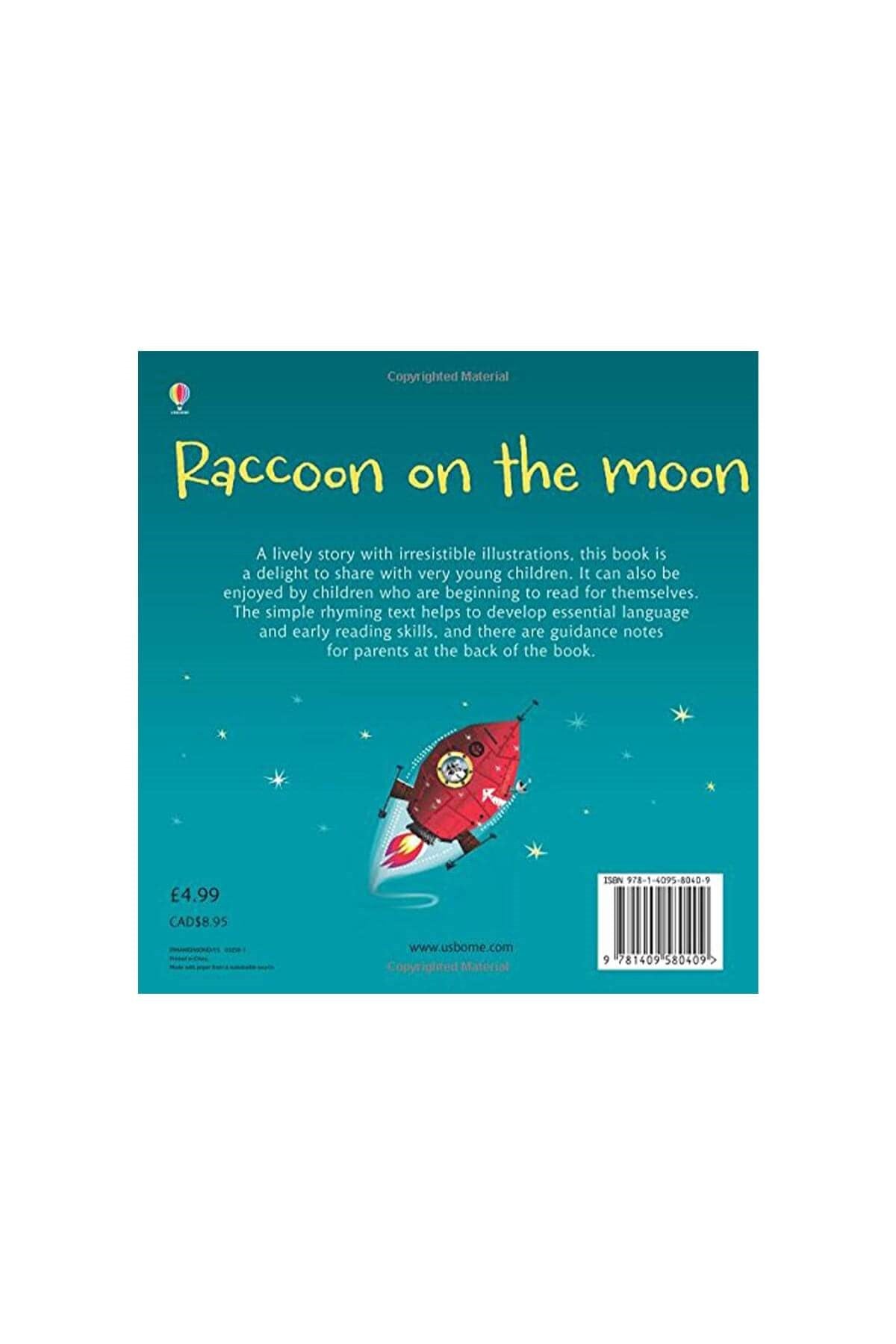 The Usborne Pho Raccoon On The Moon - Welcome Baby
