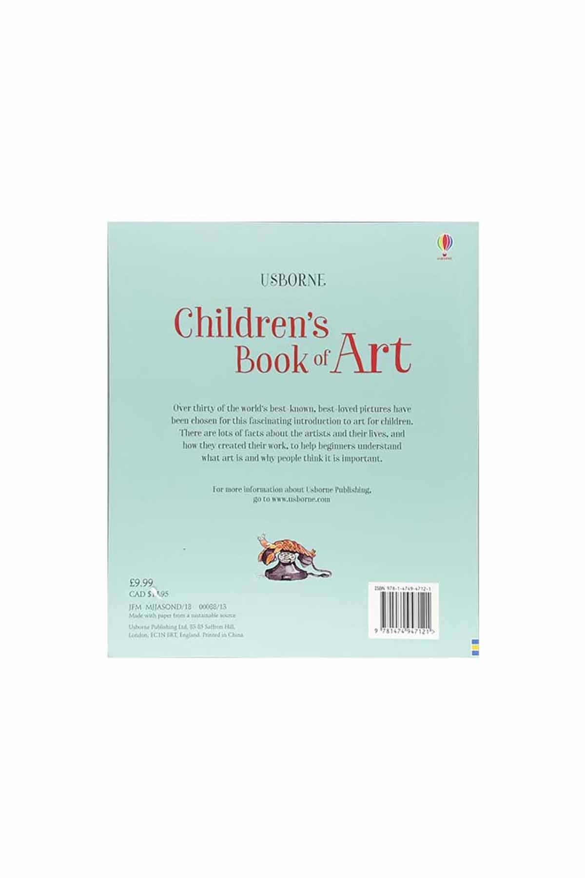 The Usborne USB - ChildrenS Book Of Art