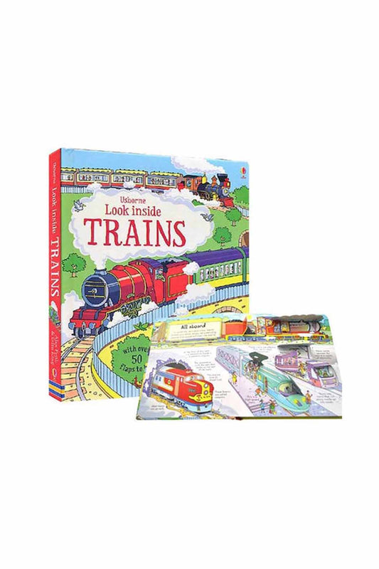 The Usborne  Look Inside Trains