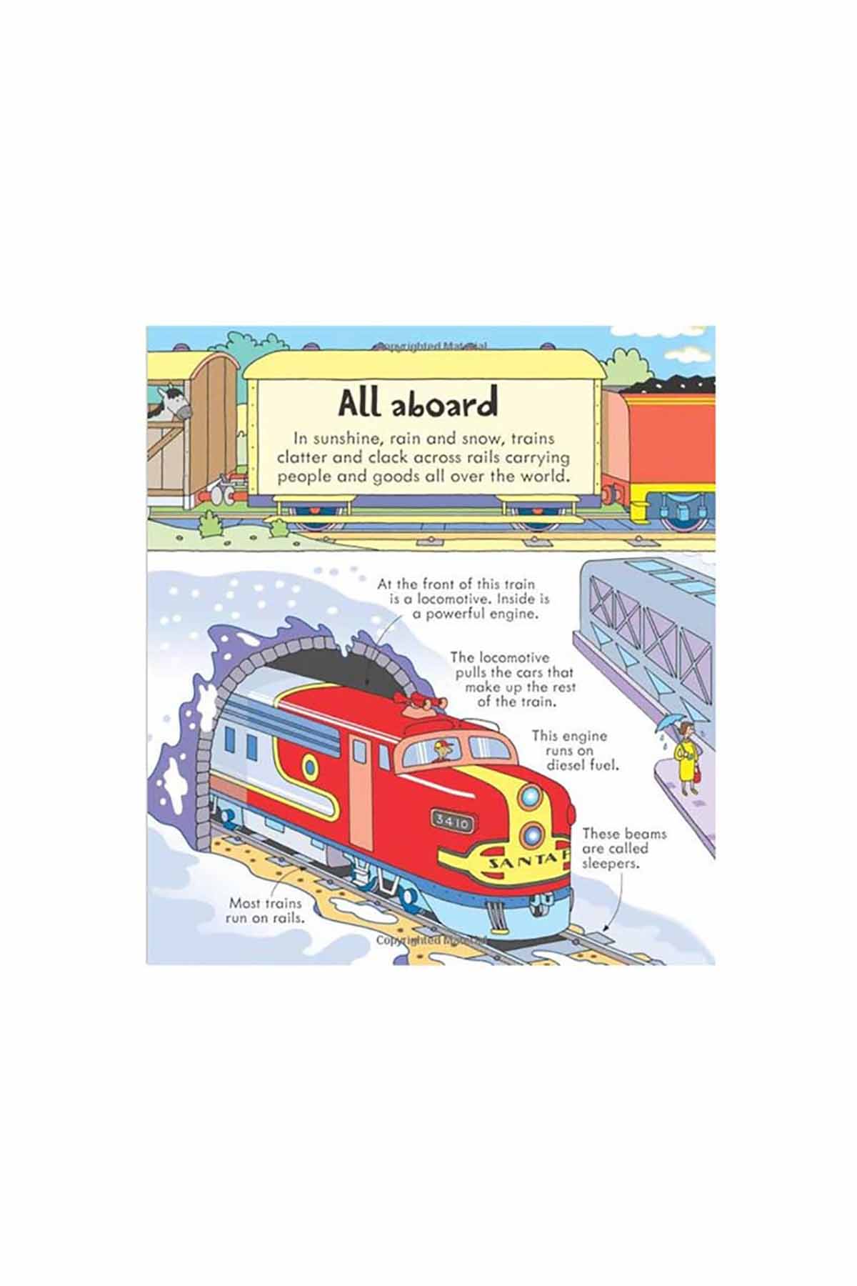 The Usborne USB - Look Inside Trains