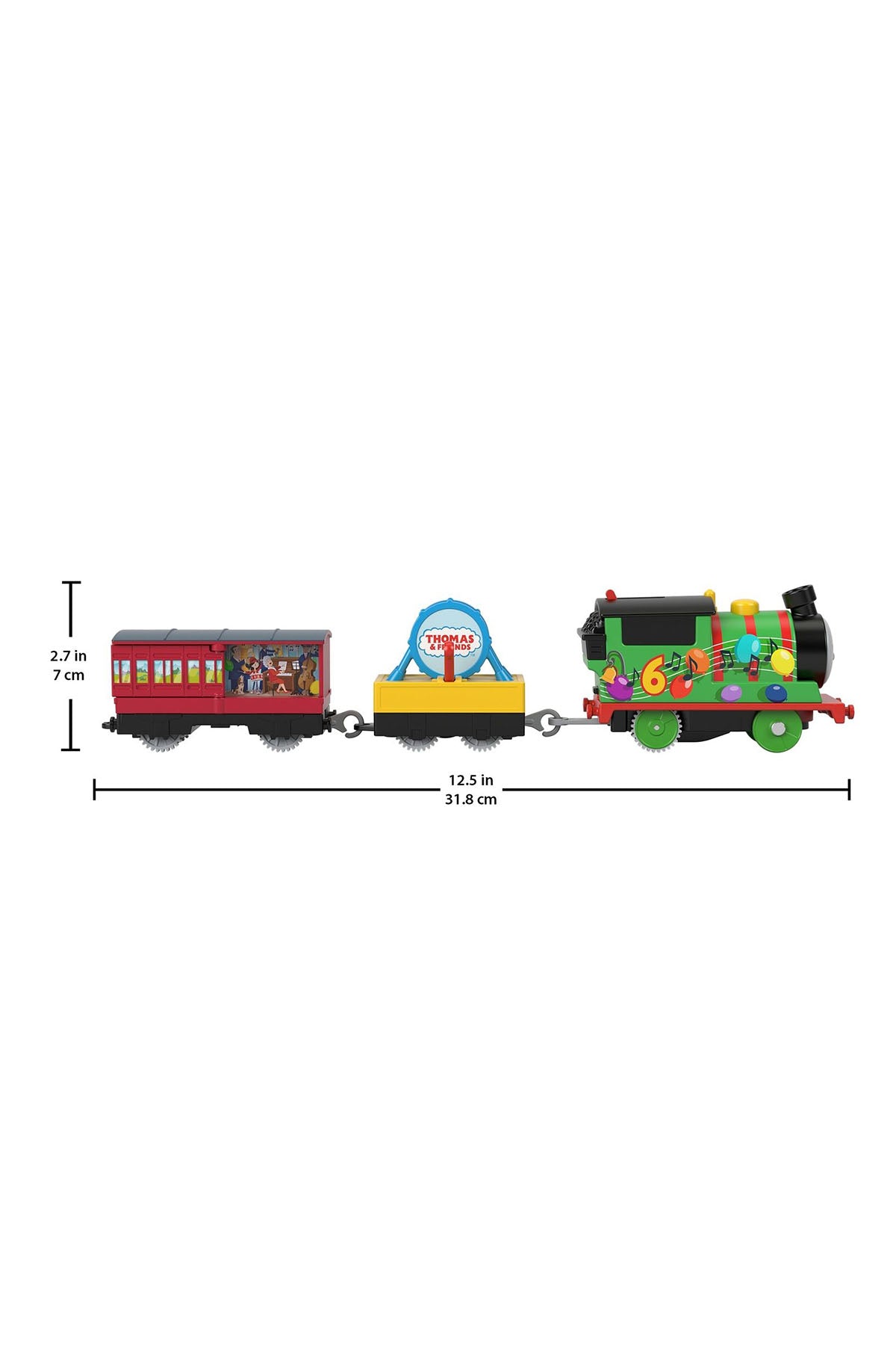 Thomas ve Arkadaşları Büyük Tekli Tren Eğlenceli Karakterler HDY72