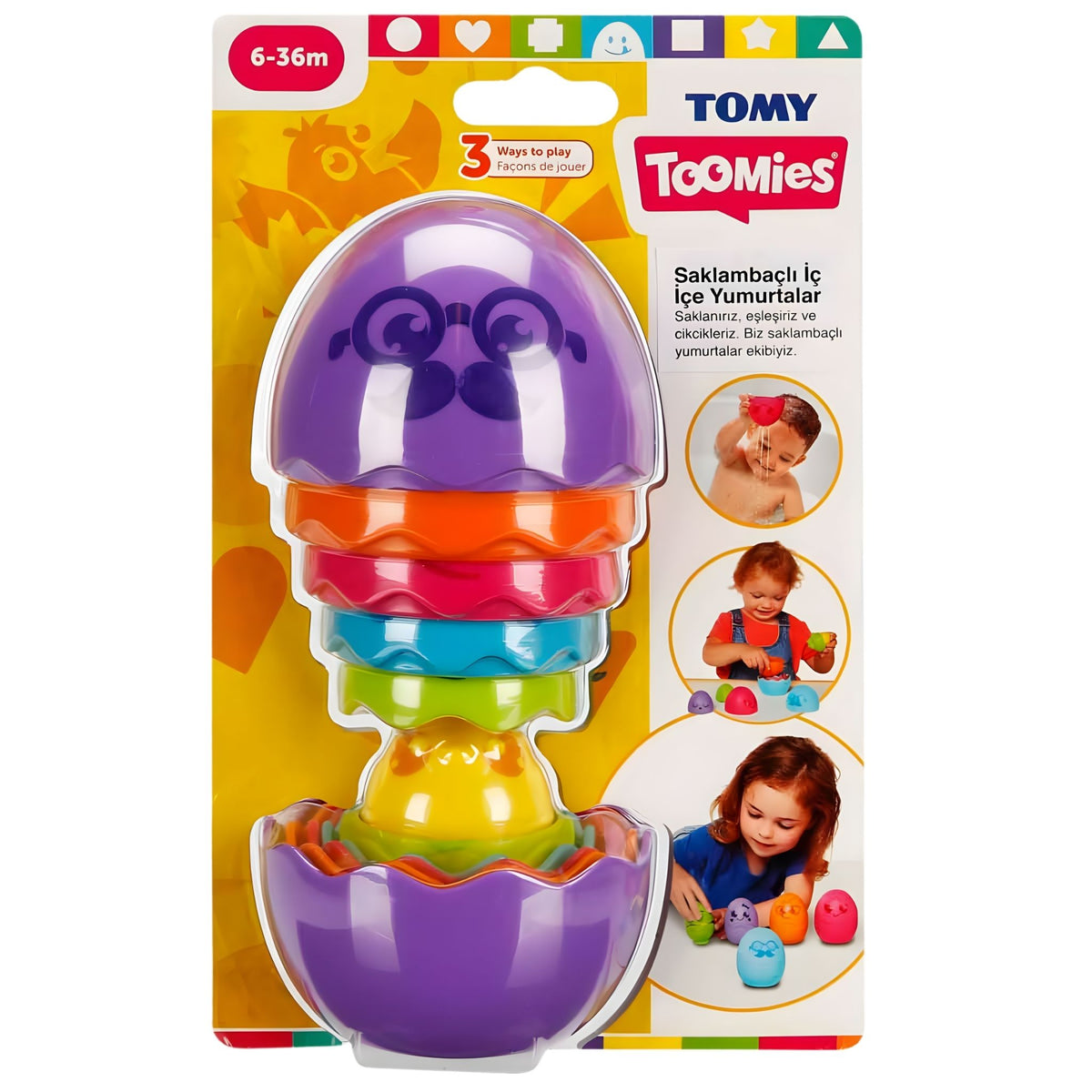 Tomy Toomies Saklambaçlı İç İçe Yumurtalar