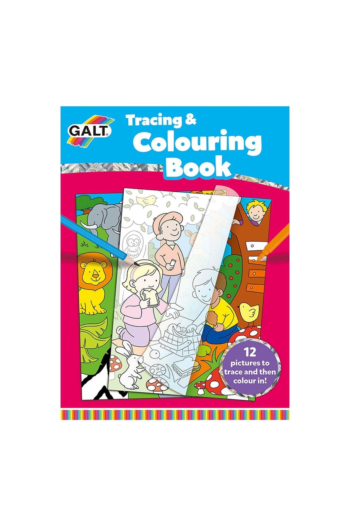 Tracing & Colouring Book 5 Yaş+