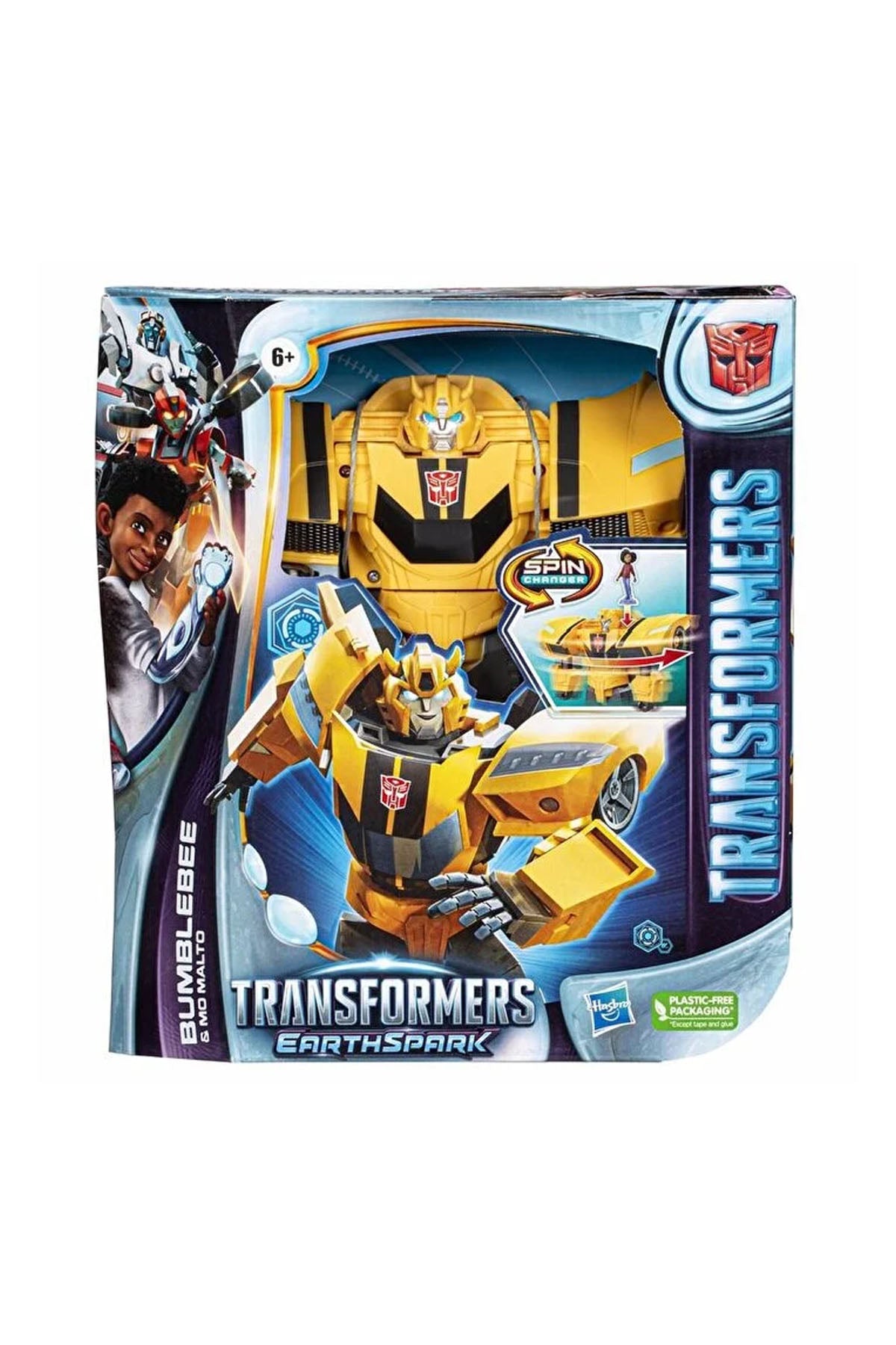 Transformers Earthspark Spinchanger Bumblebee