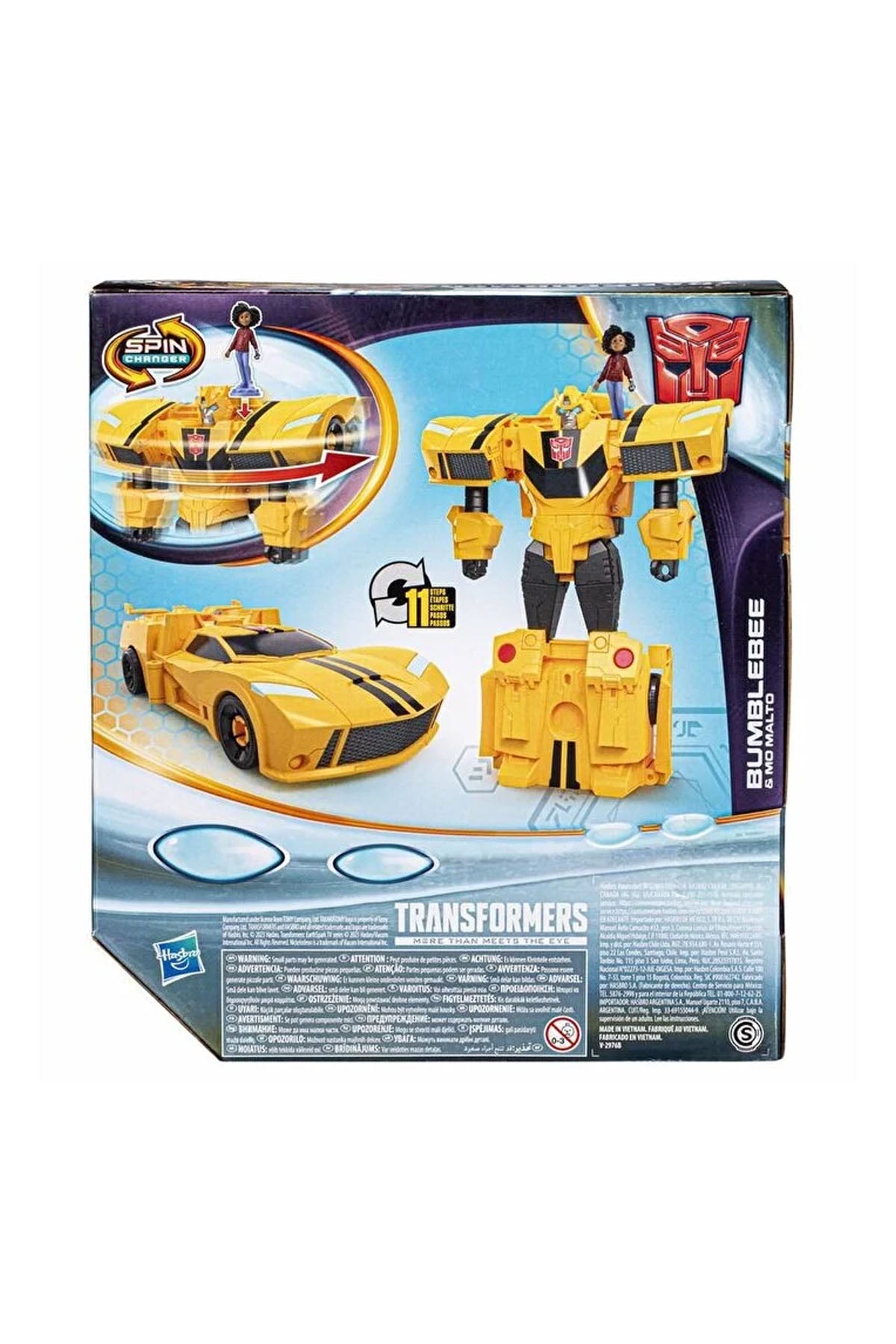 Transformers Earthspark Spinchanger Bumblebee