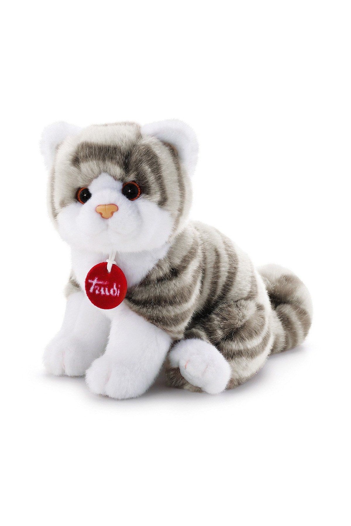 Trudi Kitten Brad White/Grey Peluş 20 Cm