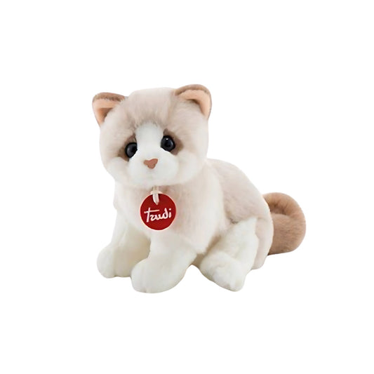 Trudi Kitty Brad White Beige Peluş 19cm