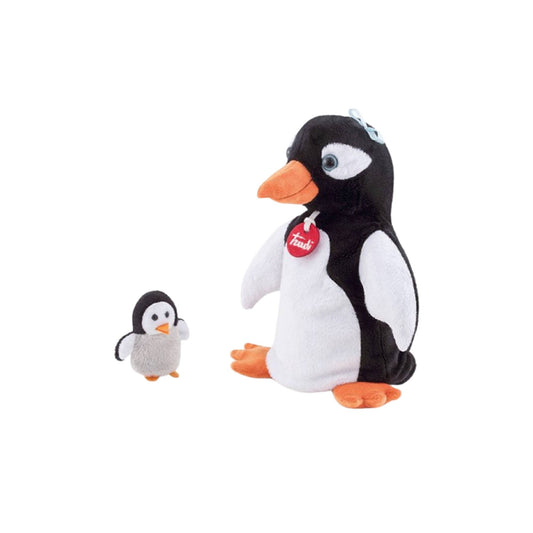Trudi Puppet & Baby Penguin 25cm