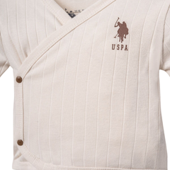 U.S. Polo Assn Bebek Hastane Çıkışı 5’li Set Ekru