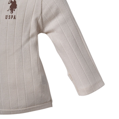 U.S. Polo Assn Bebek Hastane Çıkışı 5’li Set Ekru