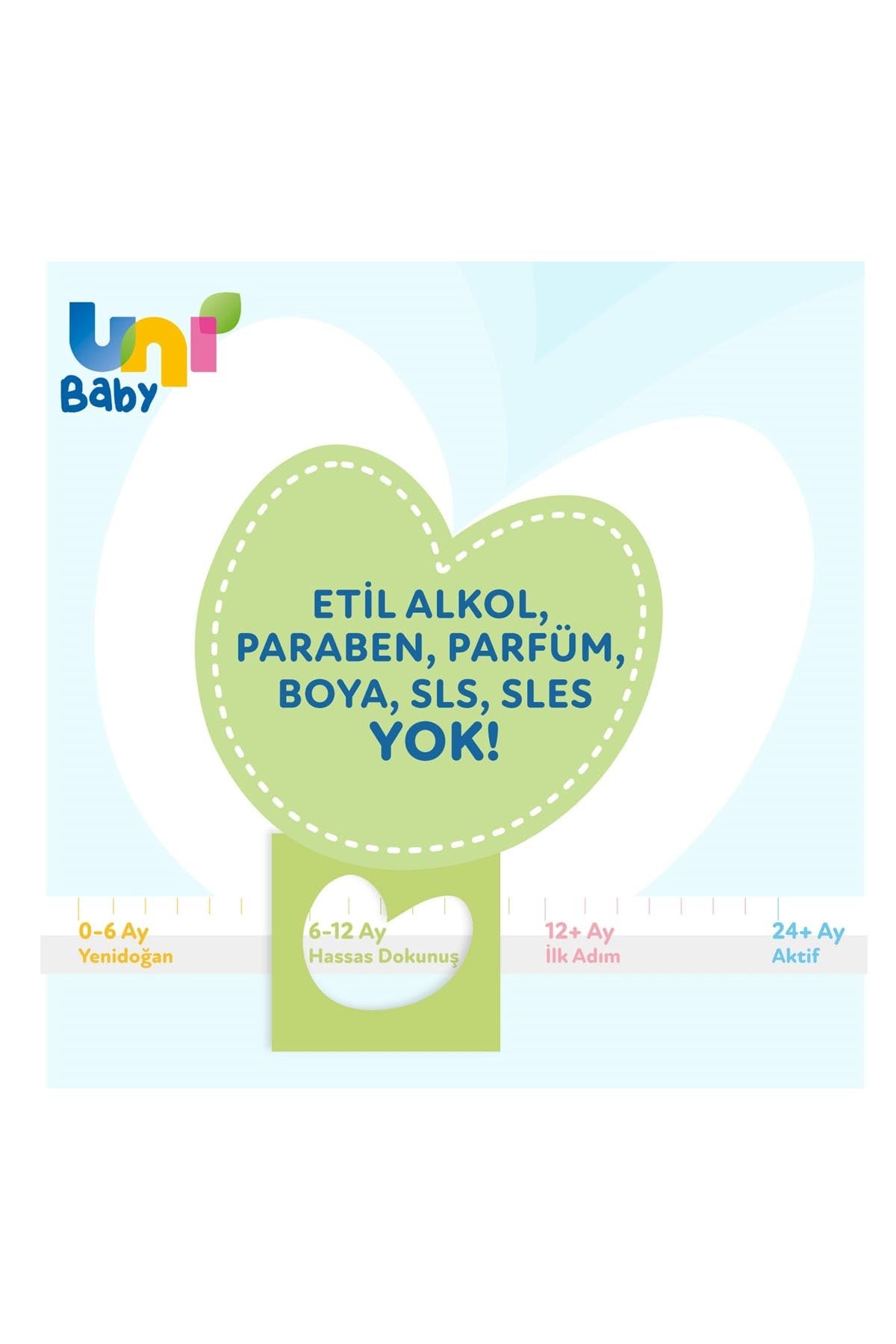 Uni Baby Hassas Dokunuş 3*52Li Islak Mendil