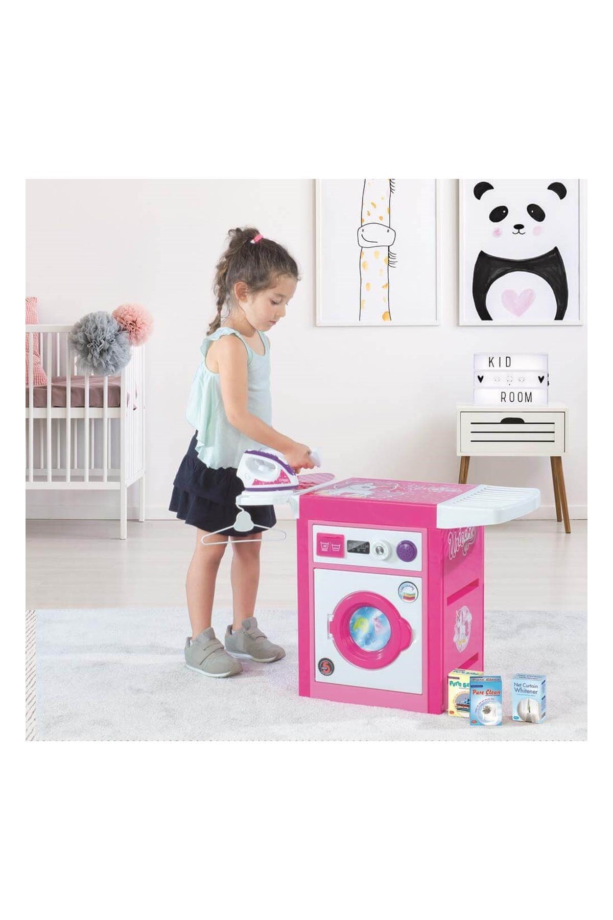 Dolu Unicorn Çamaşır Makinası - Welcome Baby