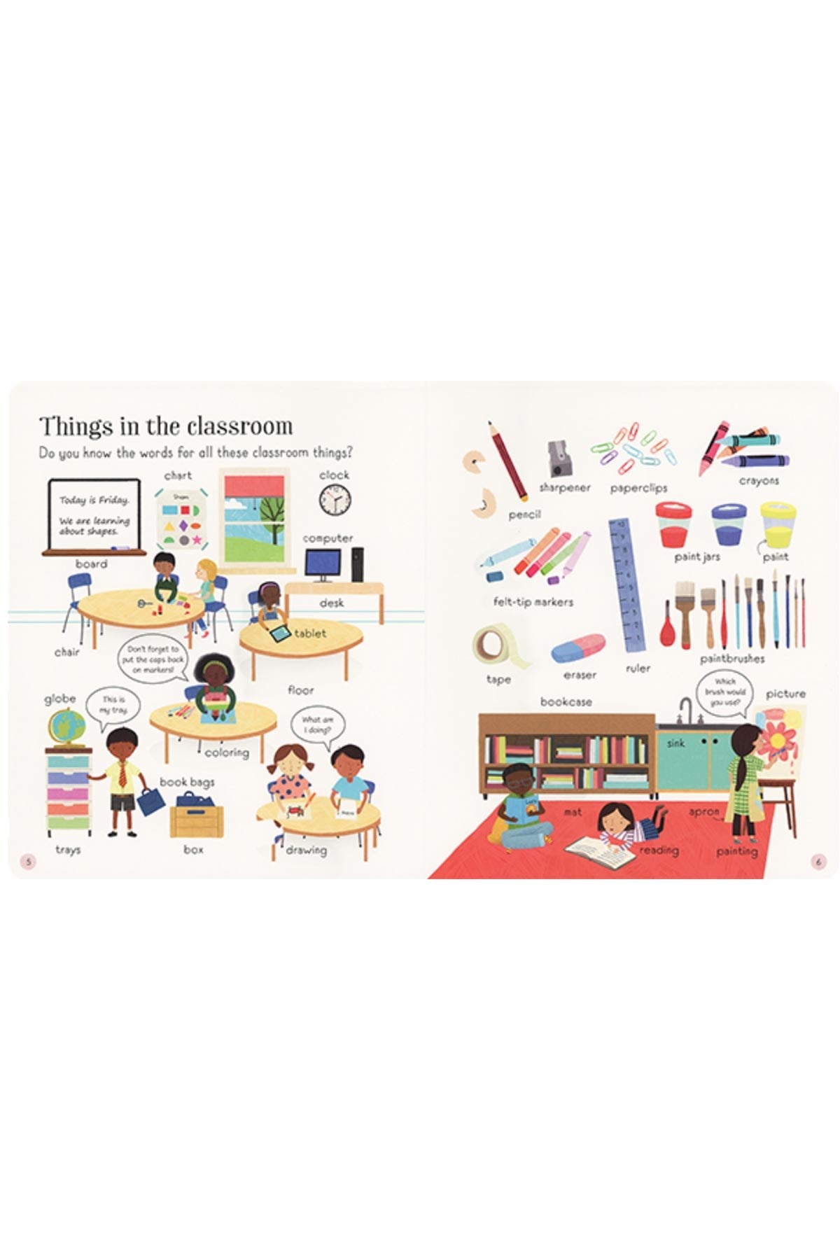 The Usborne All The Words You Need To Know Before School - Welcome Baby