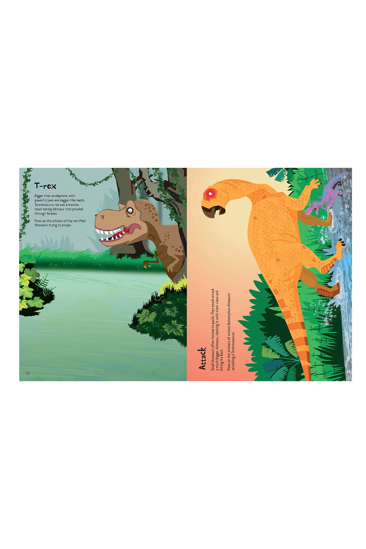 USB - Big Dinosaur Sticker Book