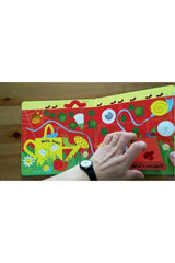 The Usborne  Bvf Fingertrails Playbook Garden