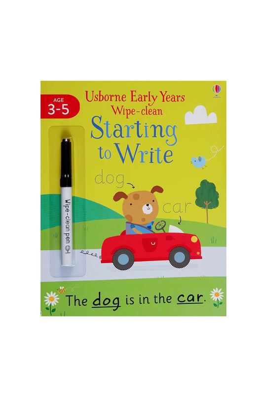 The Usborne Early Years Wipe Clean Starting To Write - Welcome Baby