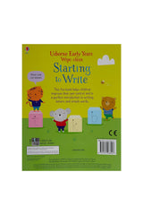 The Usborne Early Years Wipe Clean Starting To Write - Welcome Baby