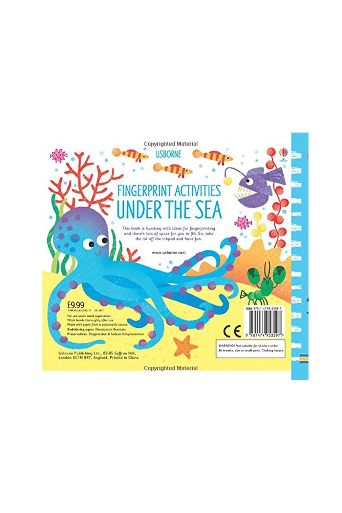 USB - Fingerprirnts Activities - Under the Sea