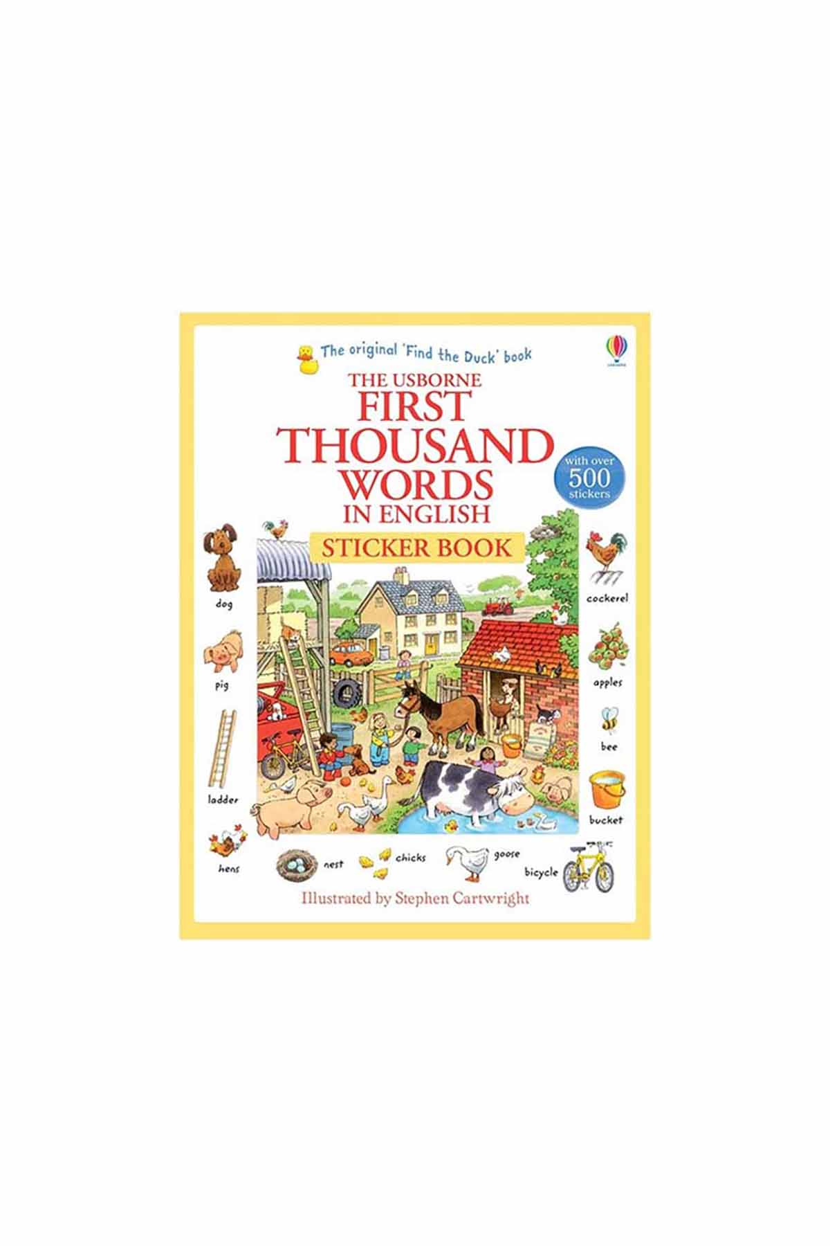 USB First 1000 Words English Sticker Book