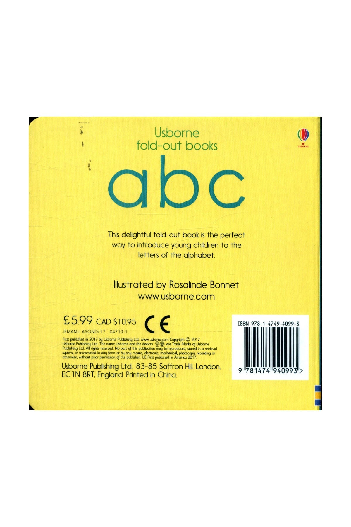 The Usborne Fold Out Abc - Welcome Baby