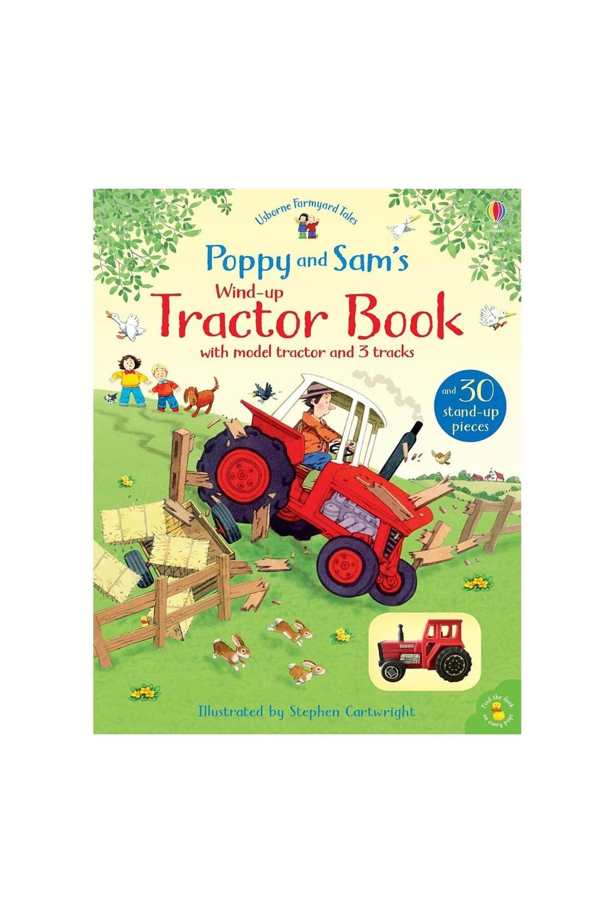 USB -Fyt Poppy And Sams Wind-Up Tractor Book