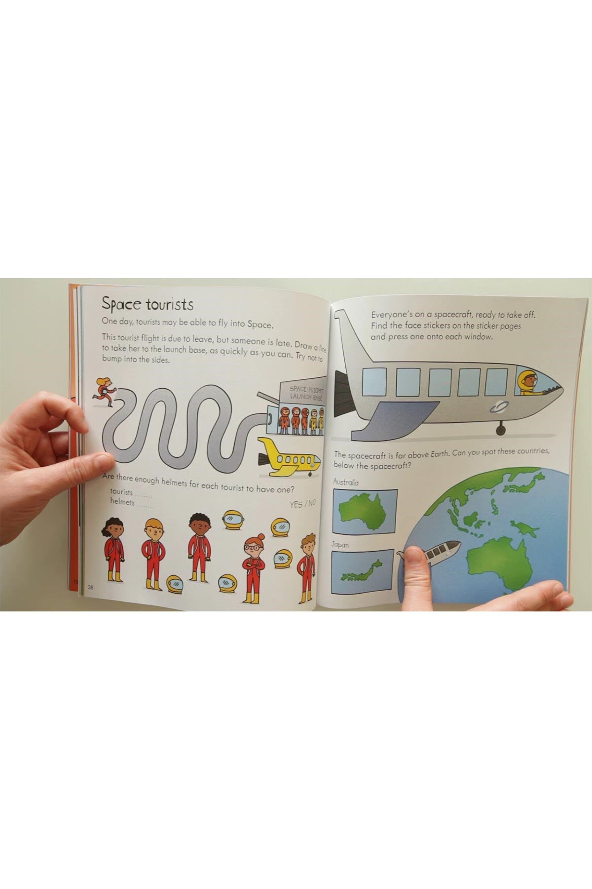 USB - Little Childrens Space Activity