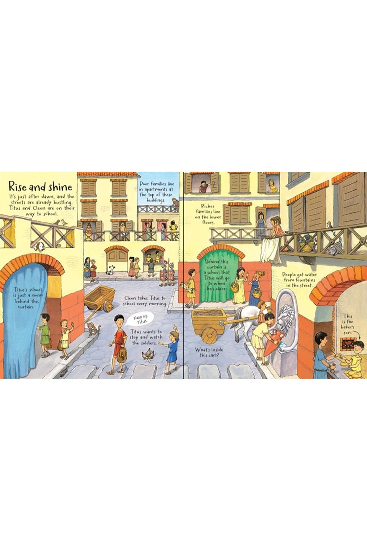 The Usborne  Look Inside A Roman Town