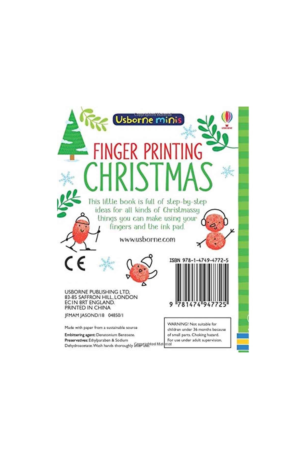 The Usborne Minis Finger Printing Christmas - Welcome Baby