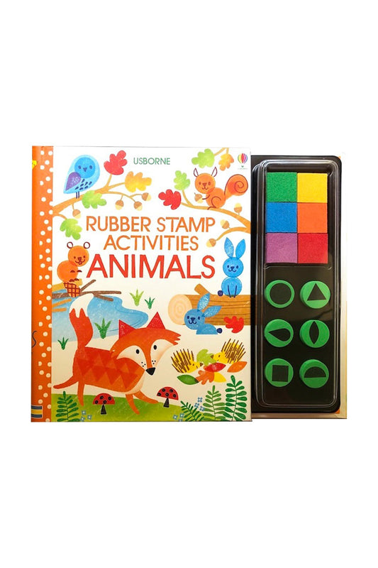The Usborne  Rubber Stamp Activities Animals