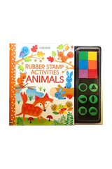 The Usborne  Rubber Stamp Activities Animals