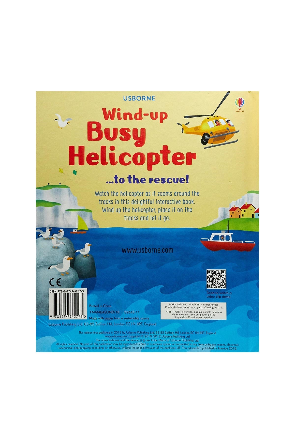 USB - Wind-up Busy Helicopter Book