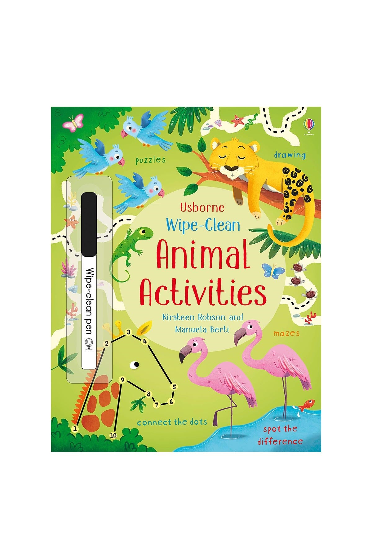 The Usborne  Wipe Clean Animal Activities