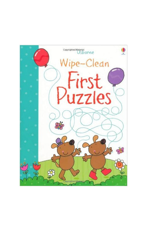 The Usborne Wipe-Clean First Puzzles - Welcome Baby