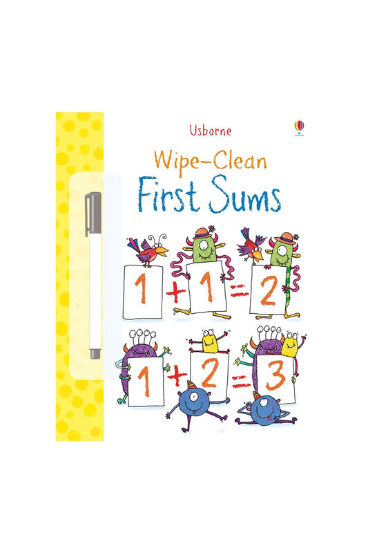 The Usborne Wipe Clean First Sums - Welcome Baby