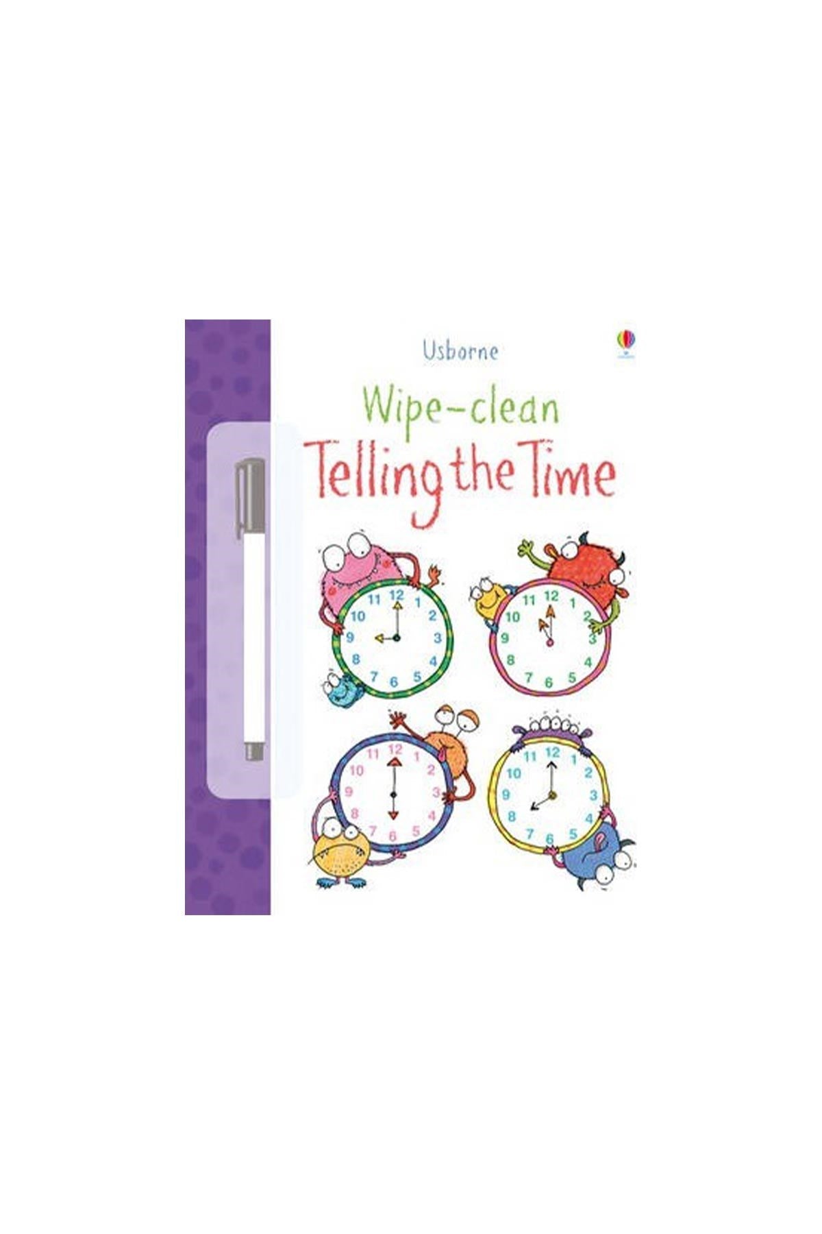 The Usborne Wipe Clean Telling The Time - Welcome Baby