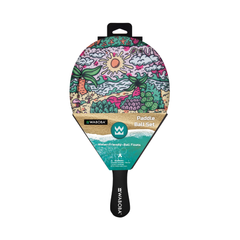 Waboba Artist Plaj 2'li Raket Oyun Seti Tropical Scene Display 8'li