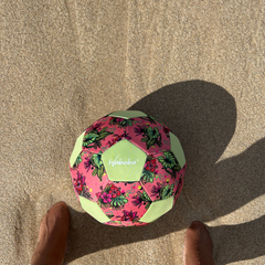Waboba Artist Plaj Futbol Topu Tropikal Çiçek Desenli Su Geçirmez Deniz Futbol Topu